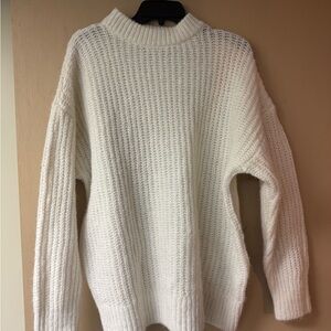 Old Navy Classic White Turtleneck Sweater